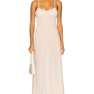 Tularosa Mila Maxi Dress in Light Pink